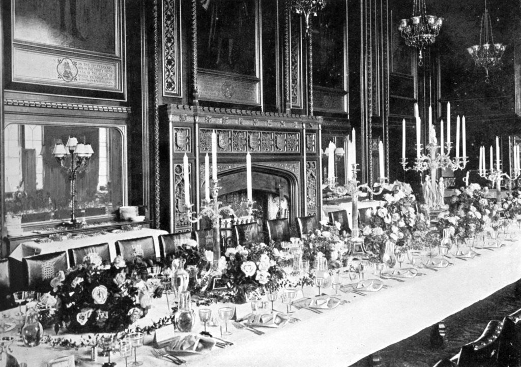 Detail of The Speaker's State Dining Room, House of Commons, Westminster, London by Anonymous