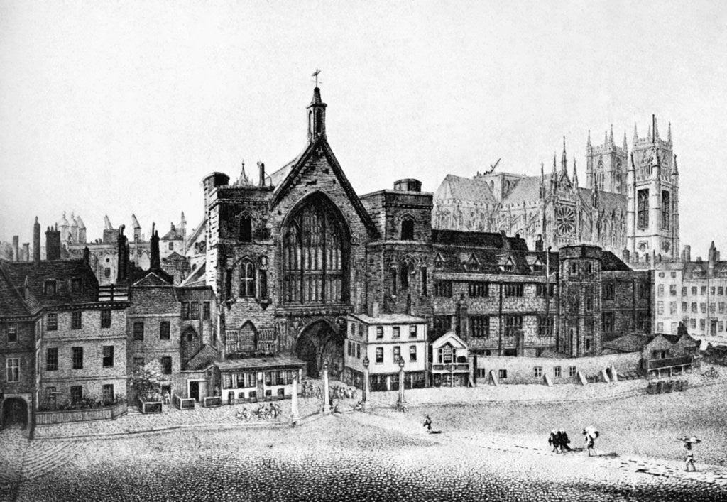 Detail of New Palace Yard by Anonymous