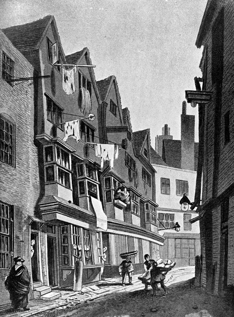 Detail of The ancient precincts of the Palace of Westminster, London by Anonymous