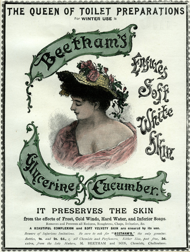 Detail of Beetham's Glycerine and Cucumber Cream by Anonymous