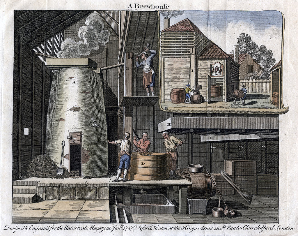 Detail of A Brewhouse by Anonymous