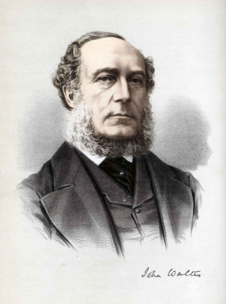 Detail of John Walter, British moderate Liberal politician by Cassell
