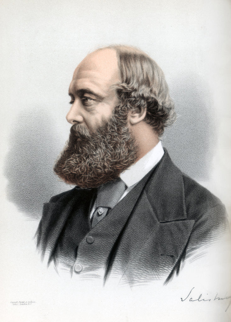 Detail of Robert Gascoyne-Cecil, 3rd Marquess of Salisbury, British statesman and Prime Minister by Cassell