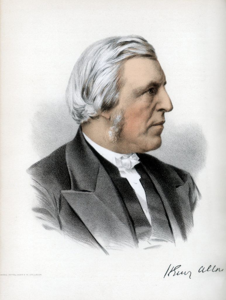 Detail of Henry Allon, English Nonconformist divine by Cassell