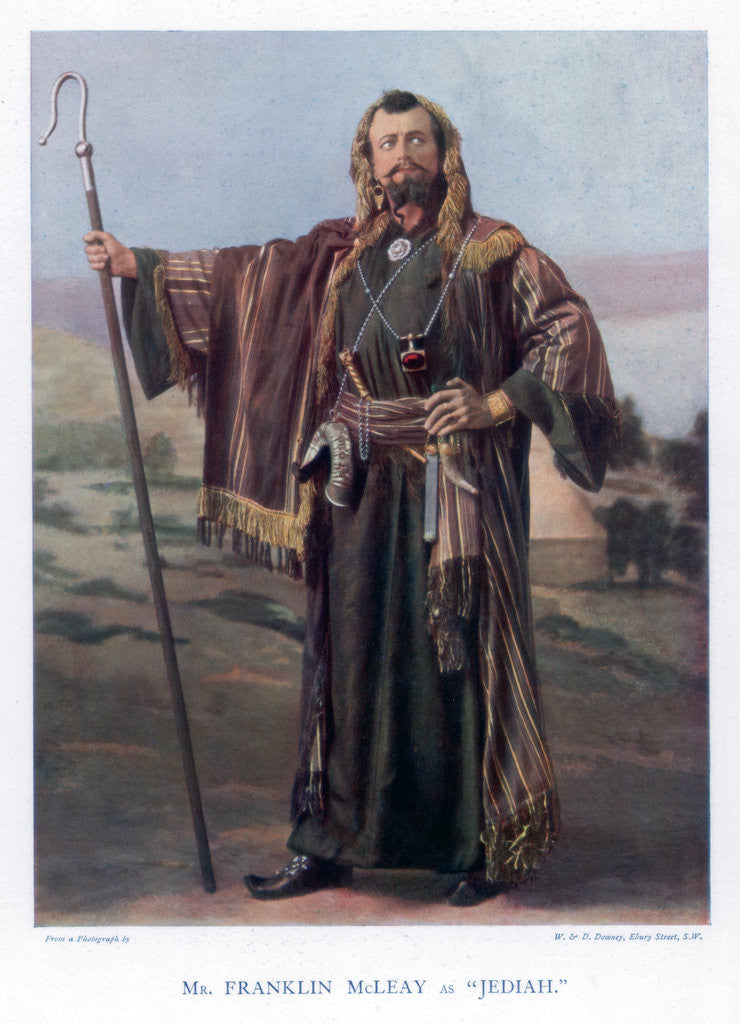 Detail of Franklin McLeay, Canadian actor by W&D Downey