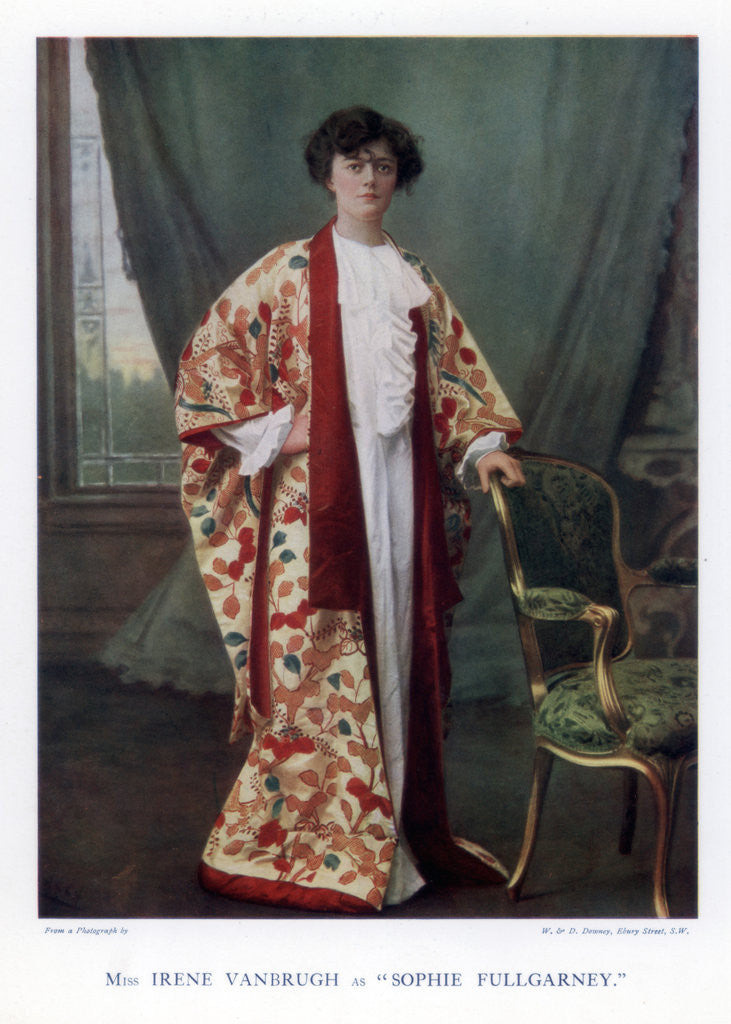 Detail of Dame Irene Vanbrugh, English actress by W&D Downey