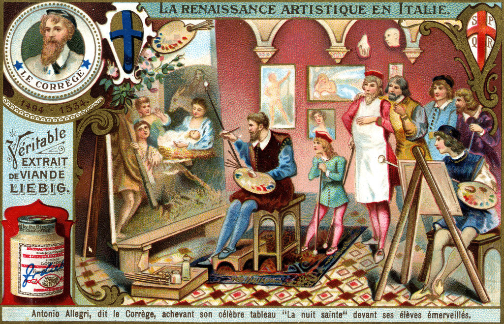 Detail of Renaissance Art in Italy: Antonio Allegri by Anonymous