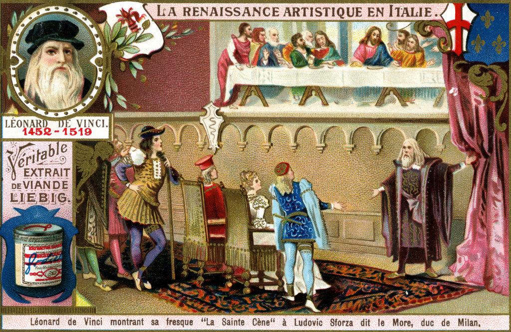 Detail of Renaissance Art in Italy: Leonardo da Vinci by Anonymous