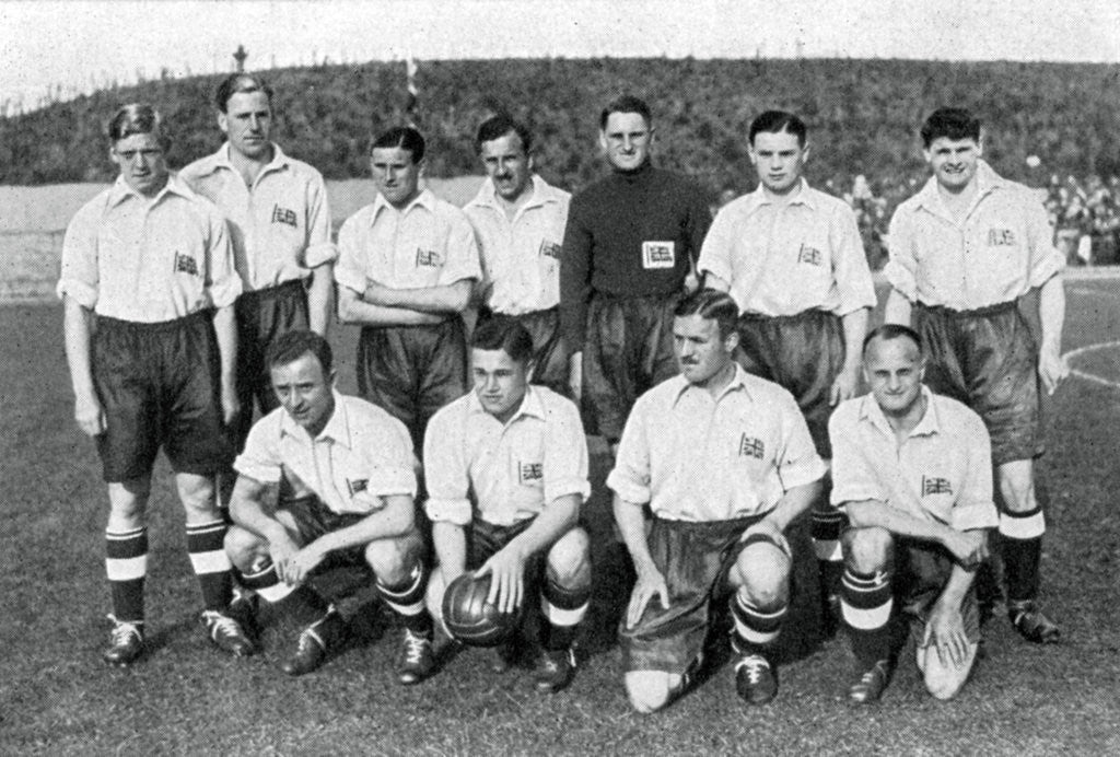 Detail of British Olympic football team, Berlin Olympics by Anonymous