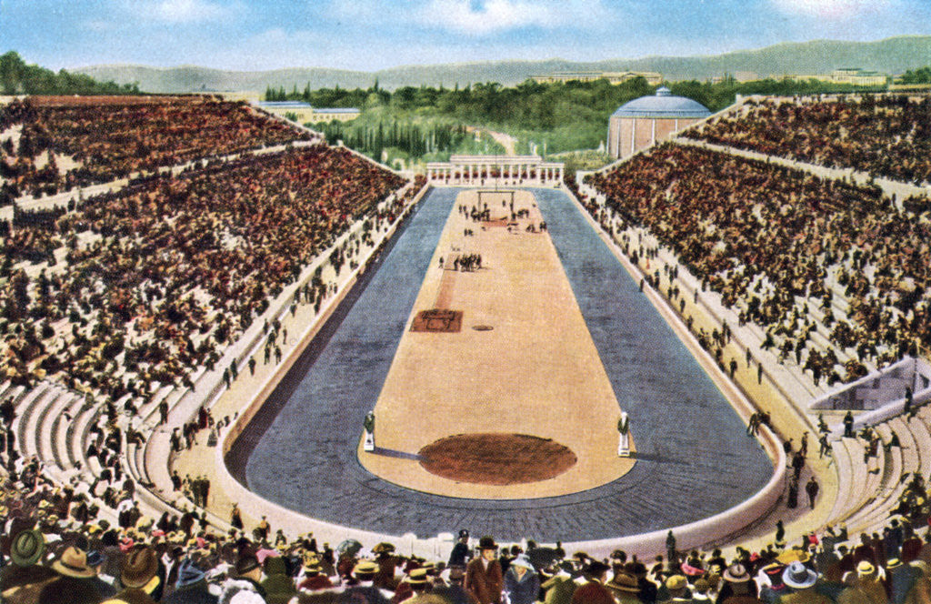 Detail of Olympic stadium, Athens by Anonymous