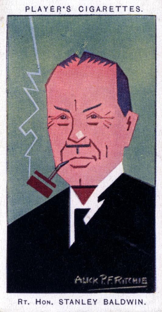 Detail of Stanley Baldwin, 1st Earl Baldwin, British Prime Minister by Alick P F Ritchie