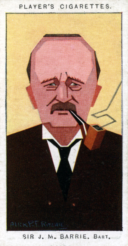 Detail of Sir James Matthew Barrie, author of Peter Pan by Alick P F Ritchie