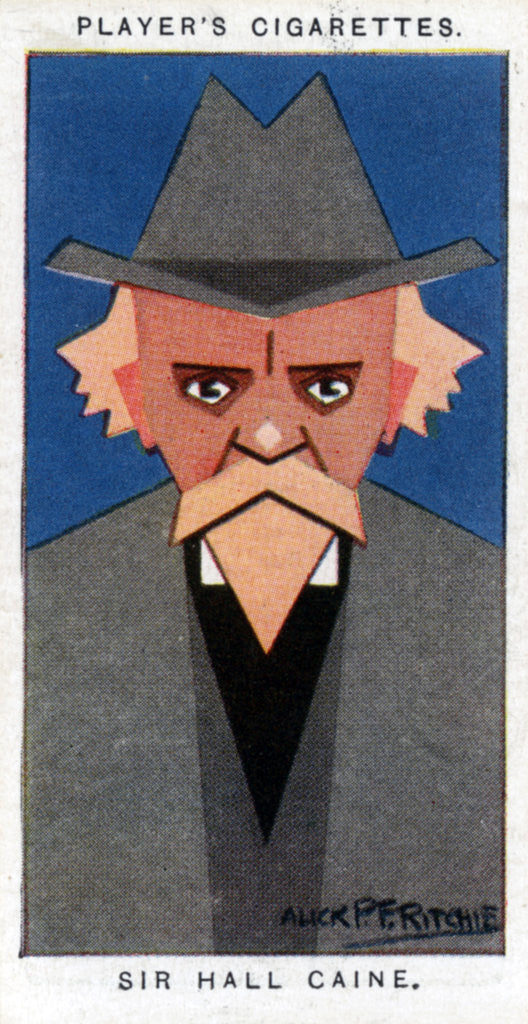 Detail of Sir Hall Caine, British novelist by Alick P F Ritchie