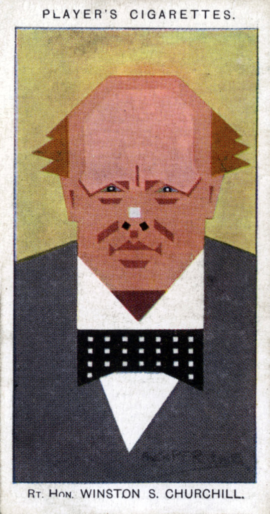 Detail of Winston Churchill, British Prime Minister by Alick P F Ritchie