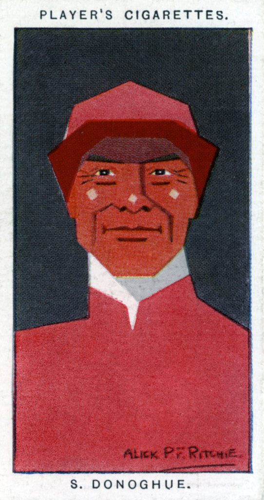 Detail of Stephen Donoghue, Jockey and trainer by Alick P F Ritchie