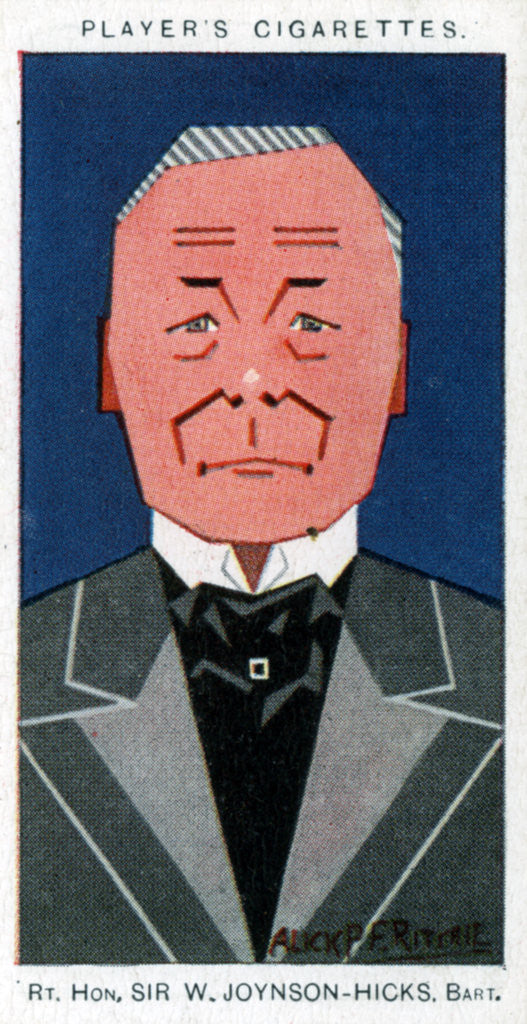 Detail of William Joynson-Hicks, 1st Viscount Brentford, British statesman by Alick P F Ritchie