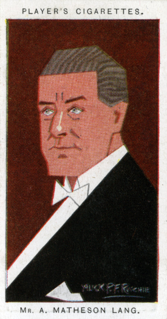 Detail of Matheson Lang, Canadian actor-manager and dramatist by Alick P F Ritchie