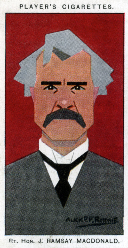 Detail of Ramsay MacDonald, British Prime Minister by Alick P F Ritchie