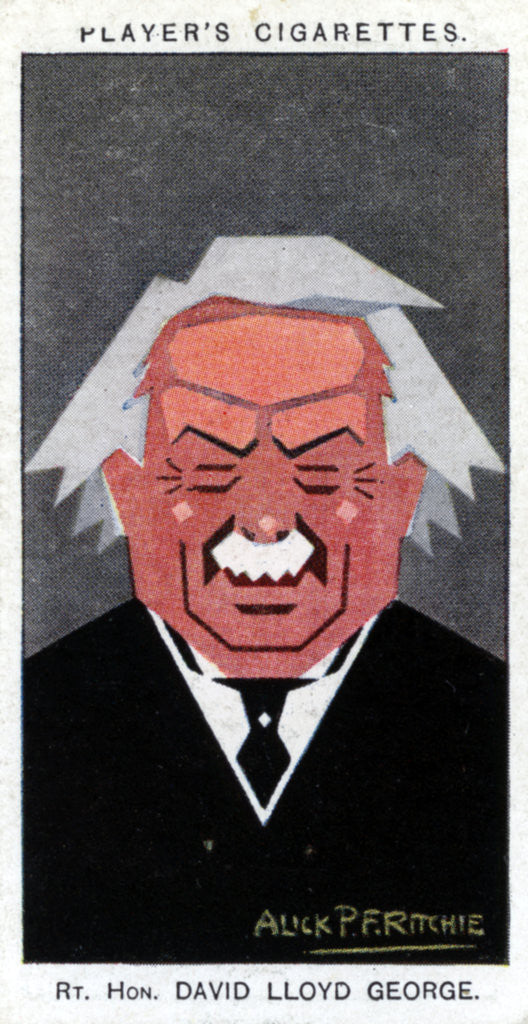 Detail of David Lloyd George, 1st Earl Lloyd-George, British Prime Minister by Alick P F Ritchie
