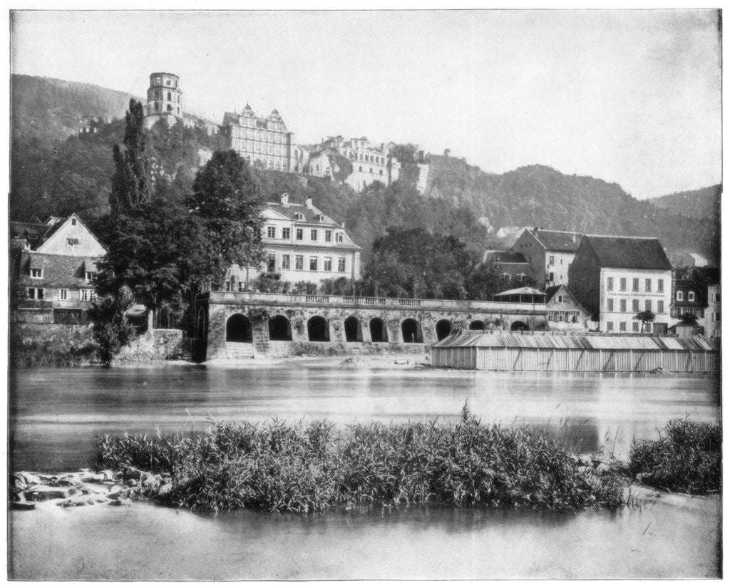 Detail of Heidelberg Castle, Germany by John L Stoddard