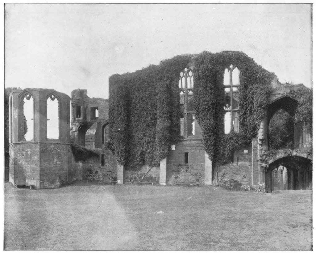 Detail of Kenilworth Castle, England by John L Stoddard