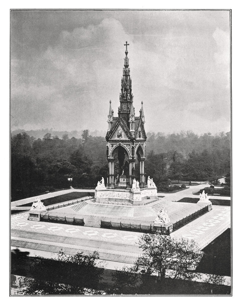 Detail of The Albert Memorial, London by Pawson & Brailsford
