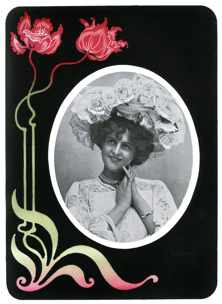 Detail of Marie Studholme, English theatre actress by Fred Catling