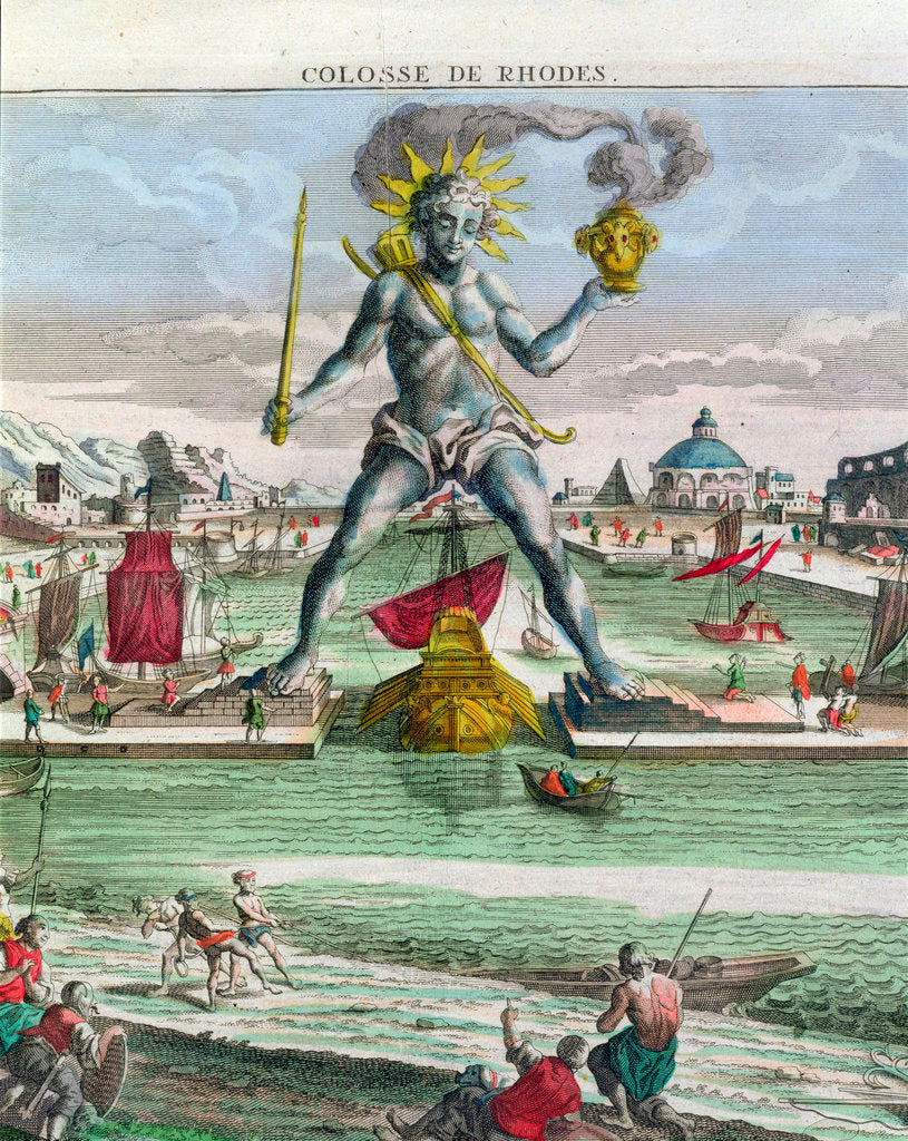 Detail of The Colossus of Rhodes by Georg Balthasar Probst