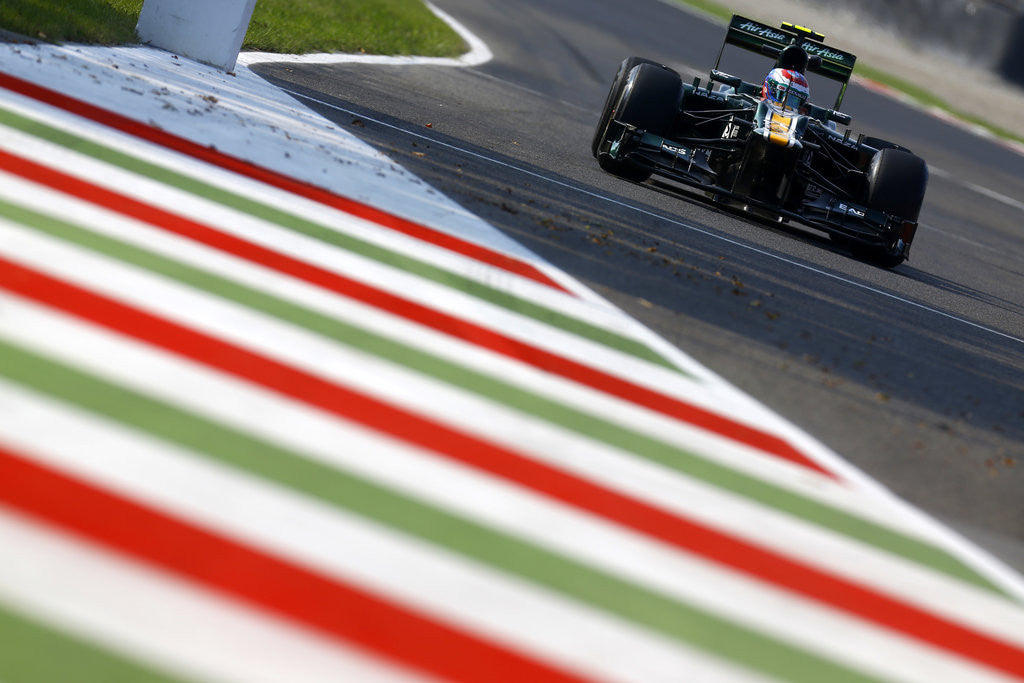 Detail of Welcome to Monza, Vitaly Petrov, Italy by Steven Tee