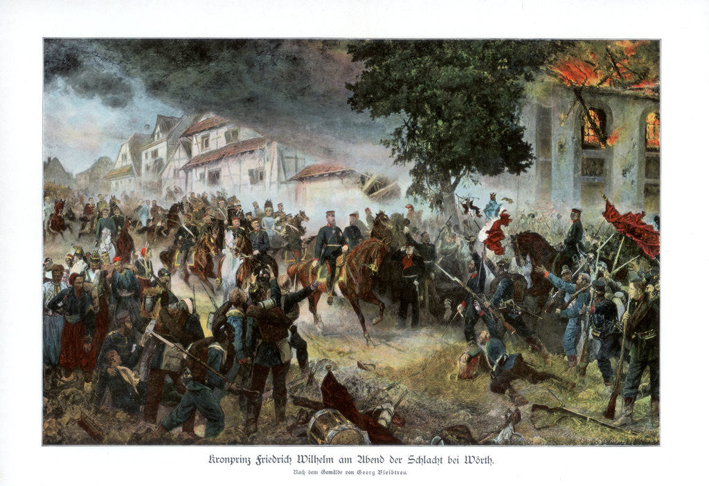 Detail of Crown Prince Friedrich III of Germany, Austro-Prussian War by Anonymous