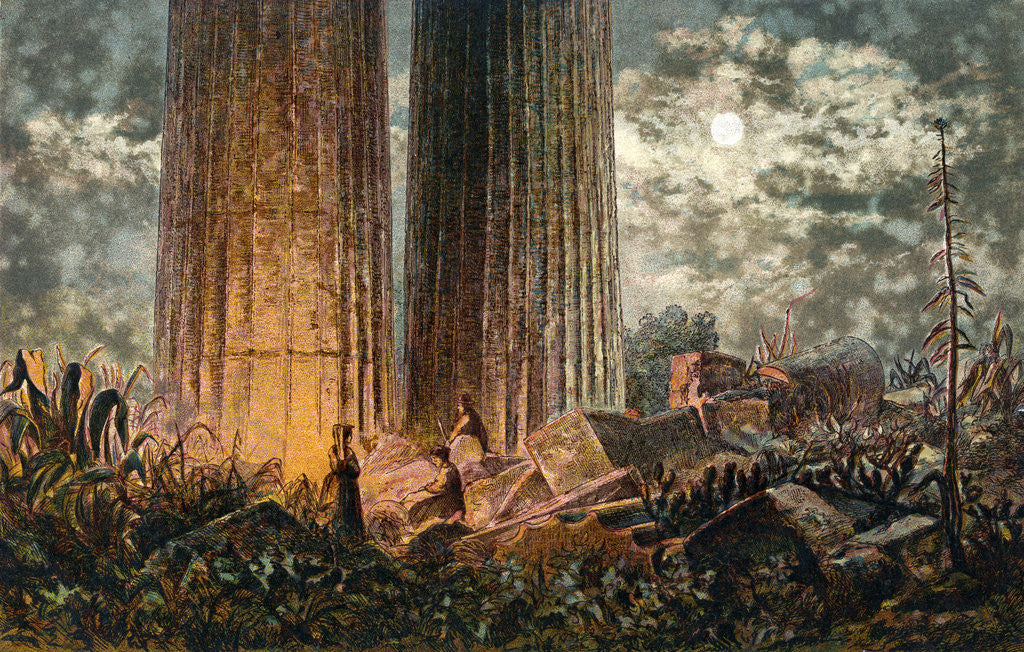 Detail of Temple of the Giants, Sicily by Anonymous