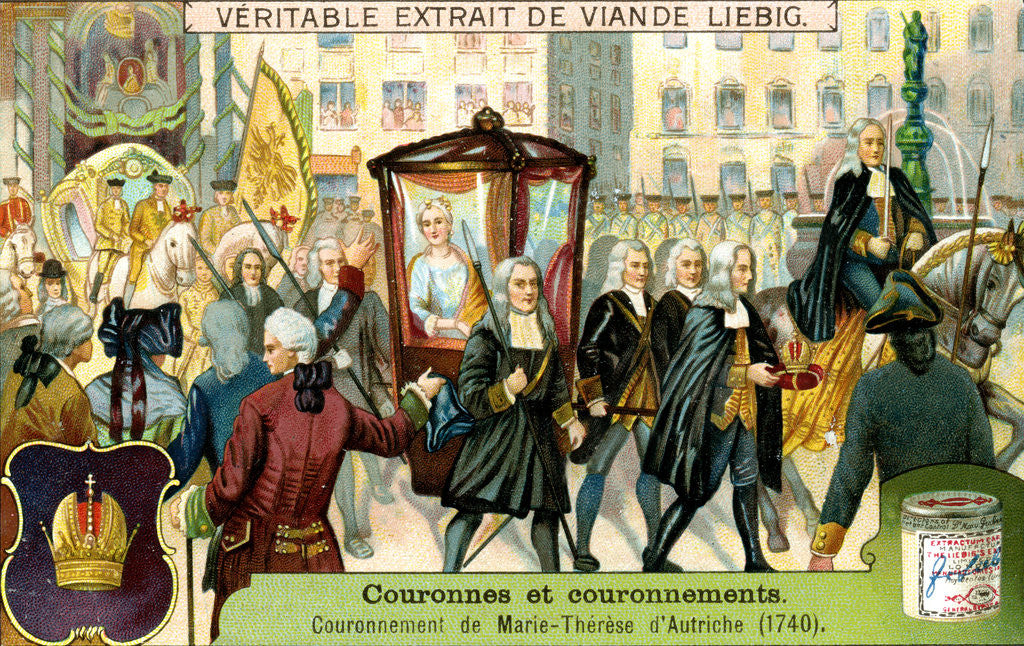 Detail of The Crowning of Maria Theresa of Austria in 1740 by Anonymous