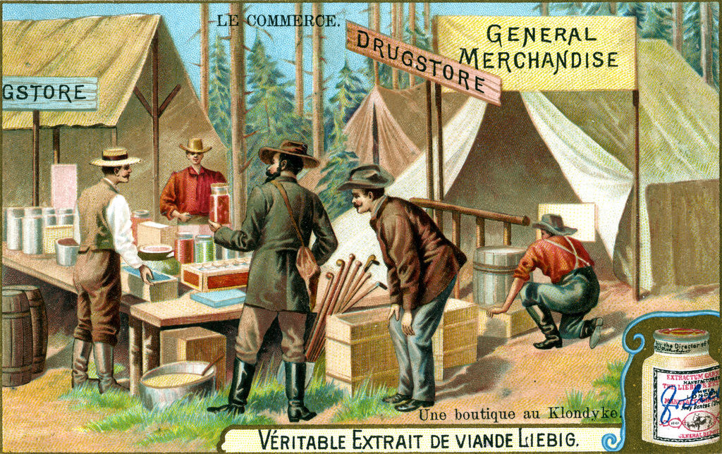 Detail of A Shop in Klondyke by Anonymous