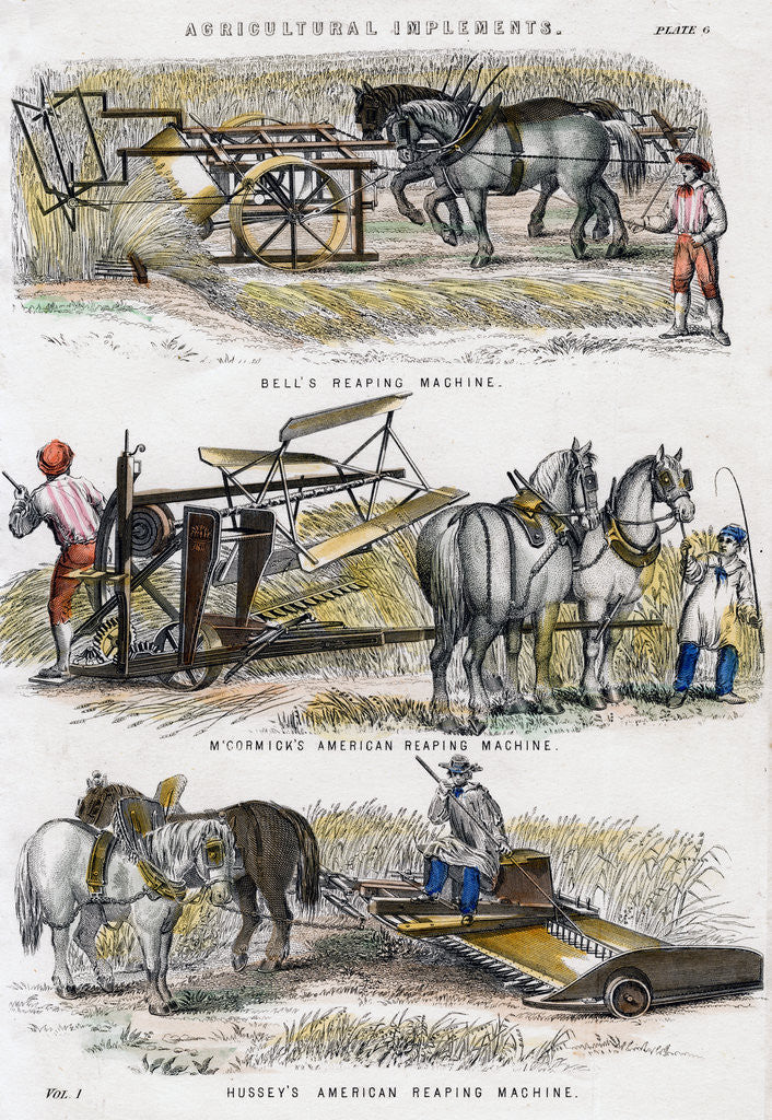 Detail of Agricultural implements by Anonymous