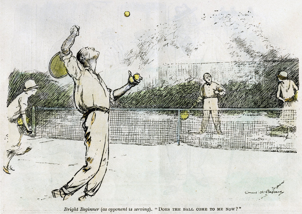 Detail of Tennis by Anonymous
