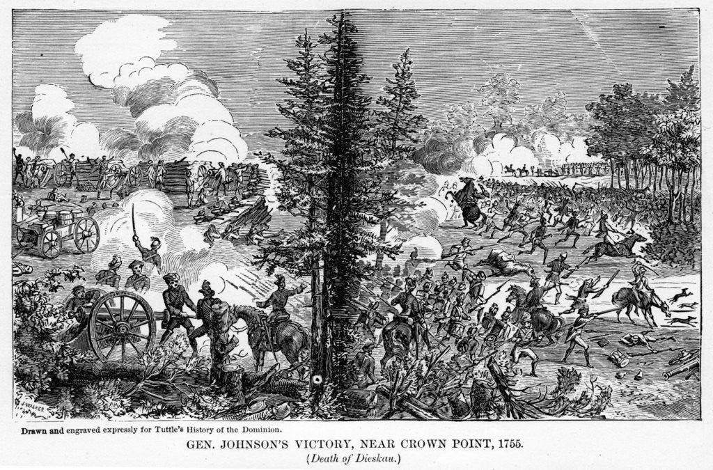 Detail of General Johnson's Victory, near Crown Point by Anonymous