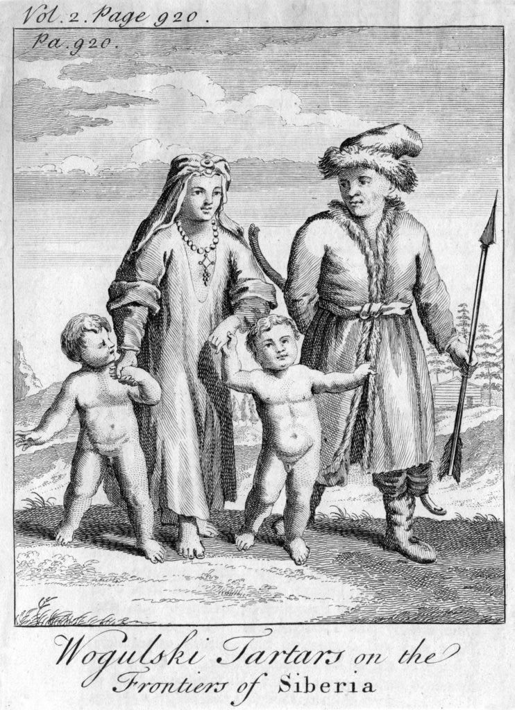 Detail of Wogulski Tartars on the Frontiers of Siberia by Anonymous