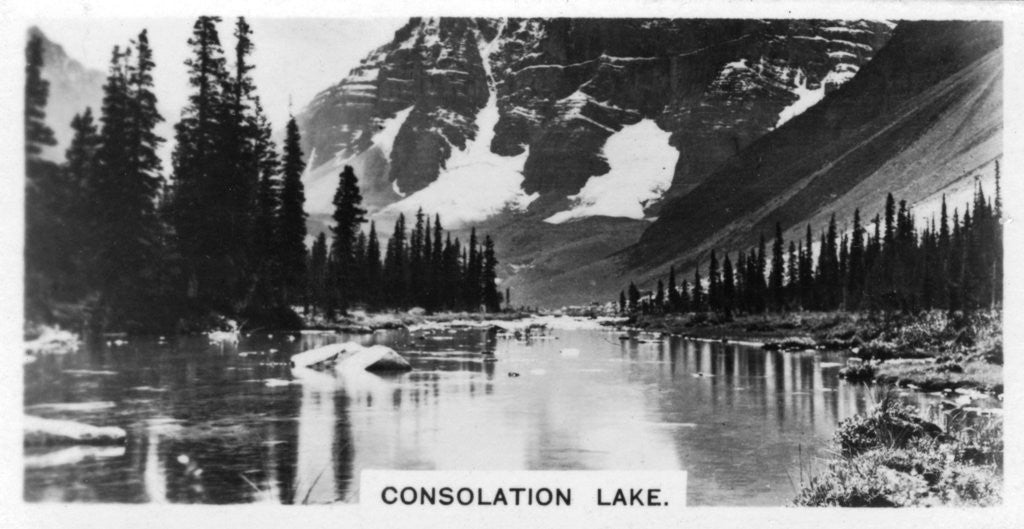 Detail of Consolation Lake, Alberta, Canada by Anonymous