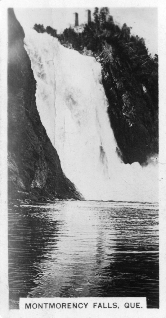 Detail of Montmorency Falls, Quebec, Canada by Anonymous