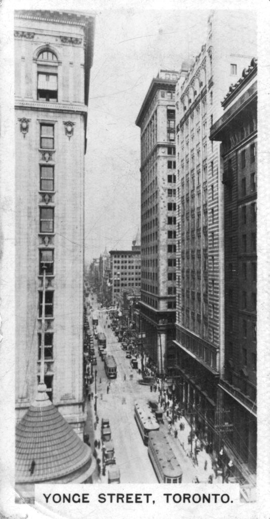 Detail of Young Street, Toronto, Canada by Anonymous