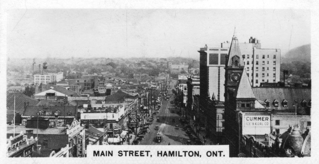 Detail of Main Street, Hamilton, Ontario, Canada by Anonymous