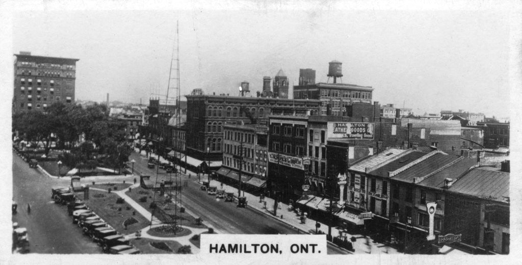 Detail of Hamilton, Ontario, Canada by Anonymous