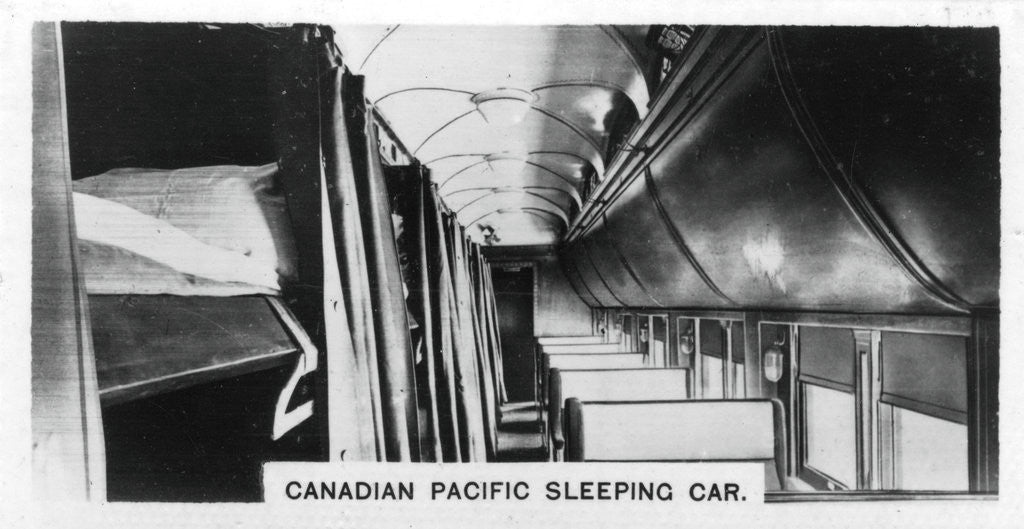 Detail of Canadian Pacific sleeping car, Canada by Anonymous
