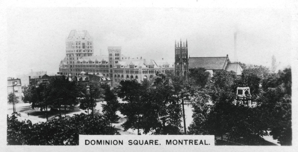 Detail of Dominion Square, Montreal, Canada by Anonymous