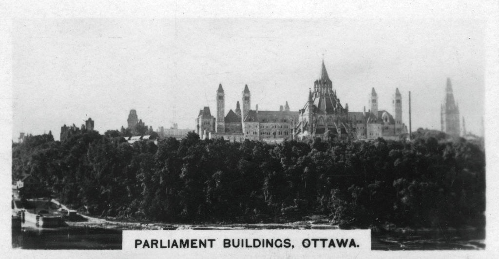 Detail of Parliament Buildings, Ottawa, Canada by Anonymous