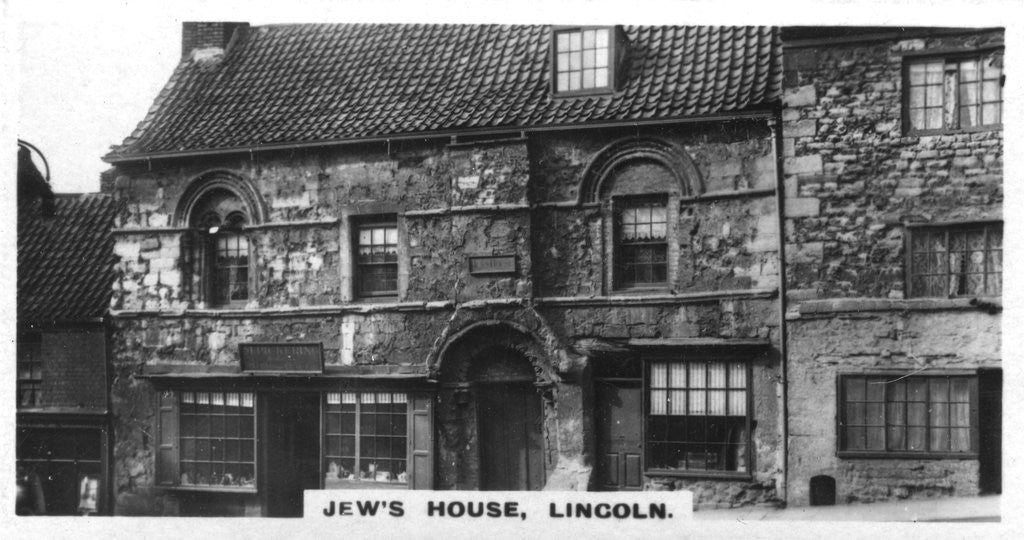 Detail of 'Jew's House', Lincoln by Anonymous