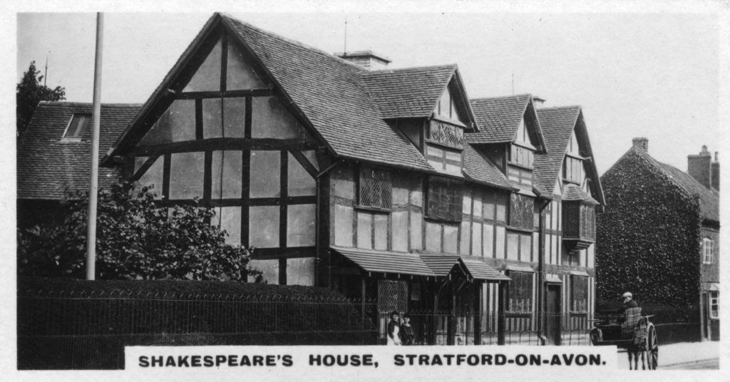 Detail of Shakespeare's house, Stratford-on-Avon, Warwickshire by Anonymous