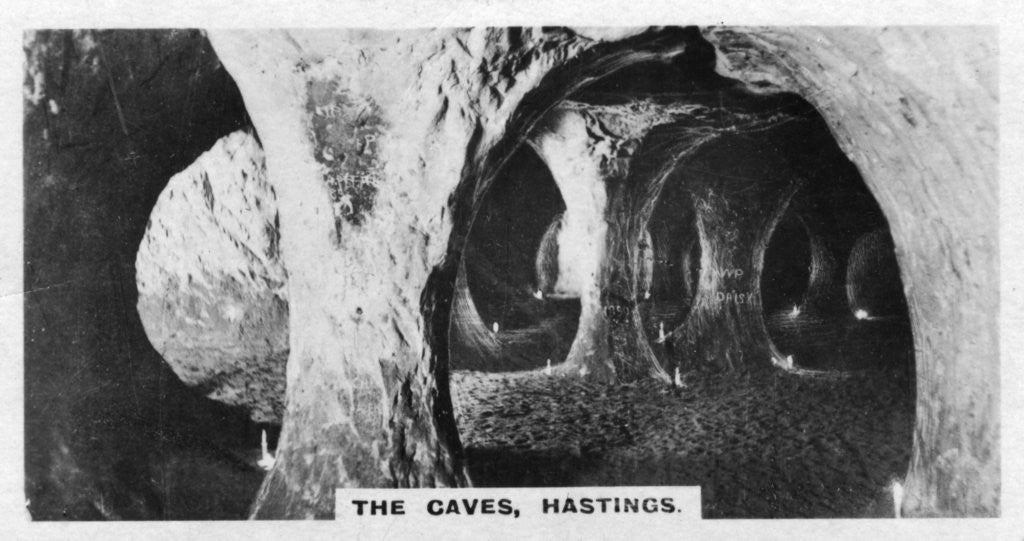 Detail of 'The Caves, Hastings', Sussex by Anonymous