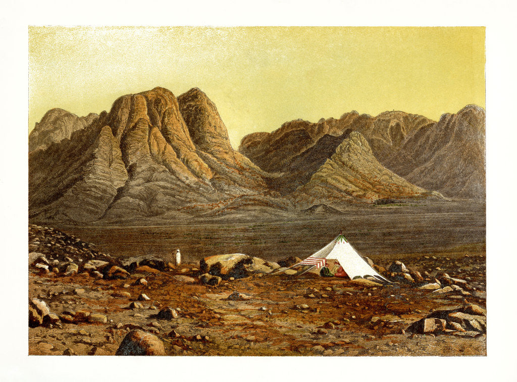 Detail of Mount Sinai, Egypt by W Dickens