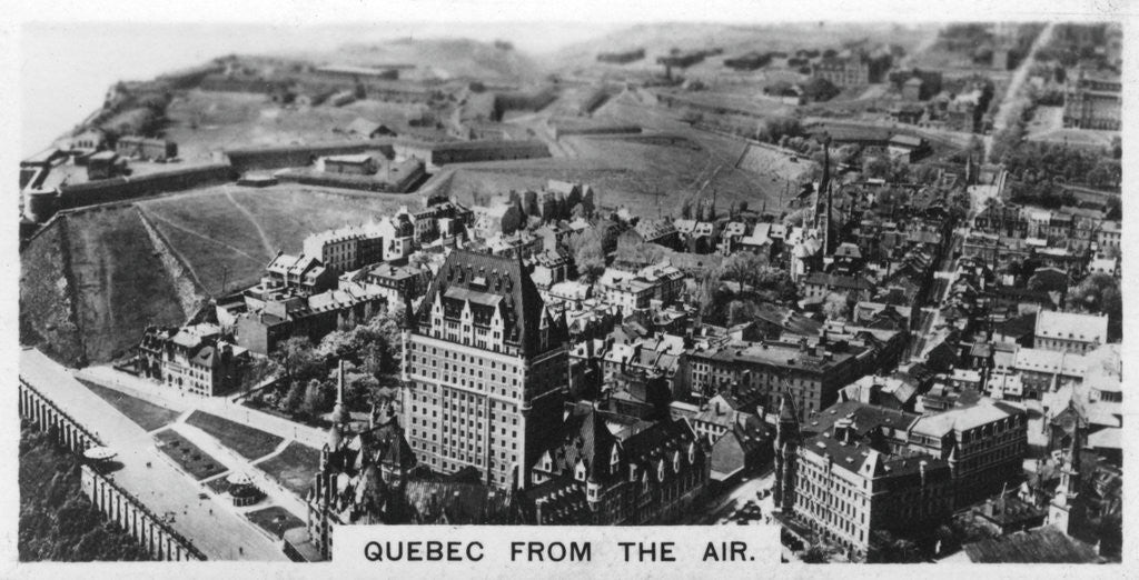 Detail of Quebec from the air, Canada by Anonymous